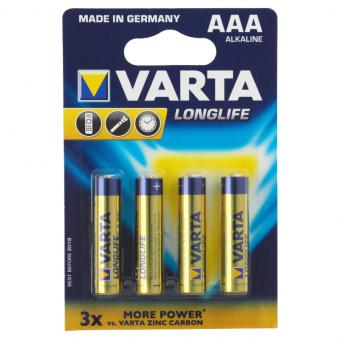 Батарейка VARTA LONGLIFE 4103 LR03 BL4 (цена за 1 шт)