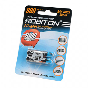 Аккумулятор ROBITON 1100MHAAA-2 упак200 BL2 (цена за 1 шт)