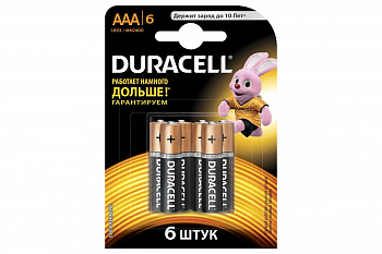 Батарейка DURACELL LR03 BL6 (цена за 1 шт)