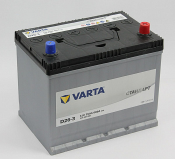 Аккумулятор VARTA (VST) 70 Ah 620 A D26-3 ОП
