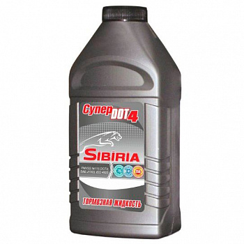 Жидкость тормозная Sibiria супер Dot-4 455 г