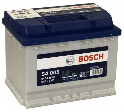 Аккумулятор BOSCH 60 Ач 540 А SILVER S4 005 ОП