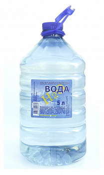 Вода дистиллированная 5 литров