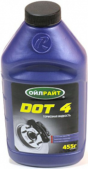 Жидкость тормозная Oil Right Dot-4 455 г
