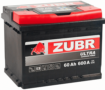 Аккумулятор ZUBR ULTRA 60 Ah 600 A ОП
