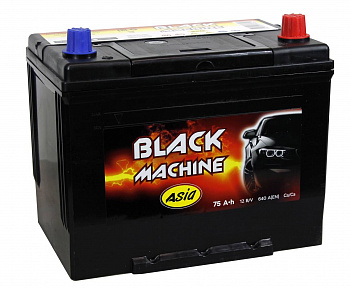 Аккумулятор BLACK MACHINE 75 Ah 640 A ASIA ОП