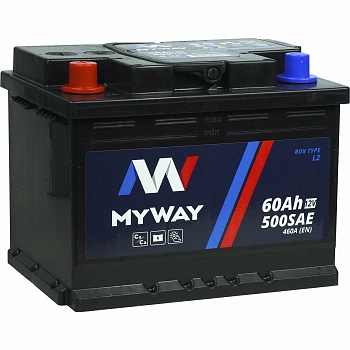 Аккумулятор MyWay 60 Ah 500 A ПП