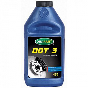 Жидкость тормозная Oil Right Dot-3 455 г