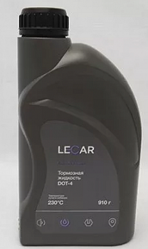 Жидкость тормозная Lecar супер Dot-4 0,455 л