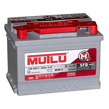 Аккумулятор Mutlu 60 Ah 600 A SFB M3 ОП
