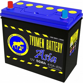 Аккумулятор TYUMEN 50 Ah 440 A battery ASIA ПП (Ca/Ca)