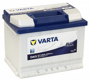 Аккумулятор VARTA 60 Ah 540 A BLUE dynamic D43 ПП