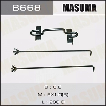 Крепление для АКБ типоразмер B MASUMA Малое B668