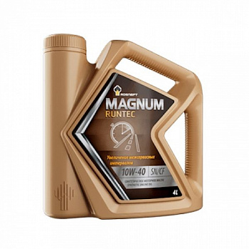 Масло моторное РосНефть 10W40 Magnum Runtec SN/CF синтетическое 1 л