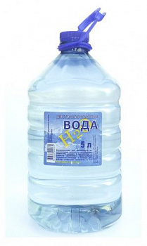 Вода дистиллированная 5 литров