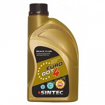Жидкость тормозная Sintec Euro Dot-4 455 мл