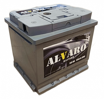 Аккумулятор ALVARO 50 Ah 450 A ОП кубик C6