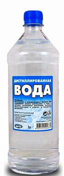 Вода дистиллированная 1 литр