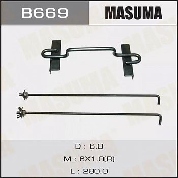 Крепление для АКБ типоразмер D MASUMA Большое B669